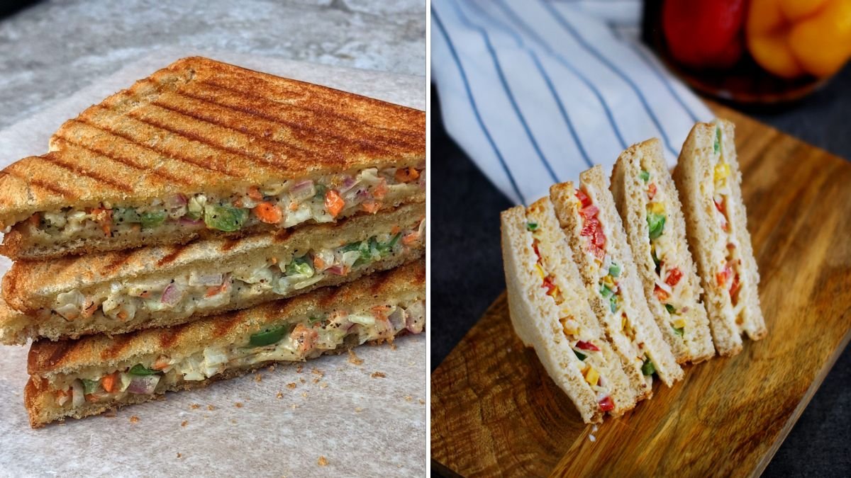5-Step Guide to Preparing a Delicious Vegetable Sandwich with Mayo at Home