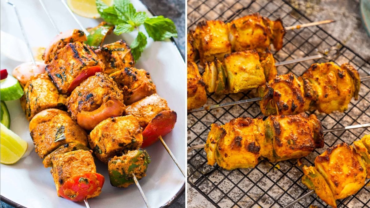 5-Step Guide to Making Christmas Paneer Tikka Skewers