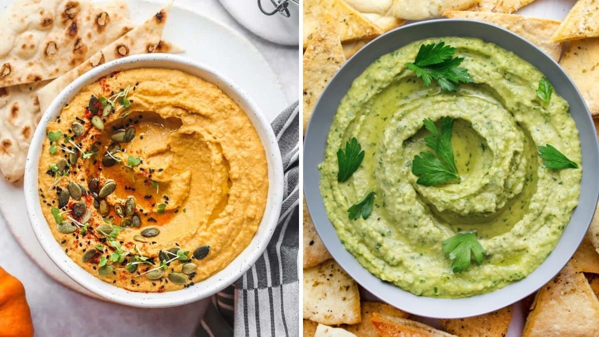6 Easy Steps to Prepare Pumpkin Hummus with Veg Sticks