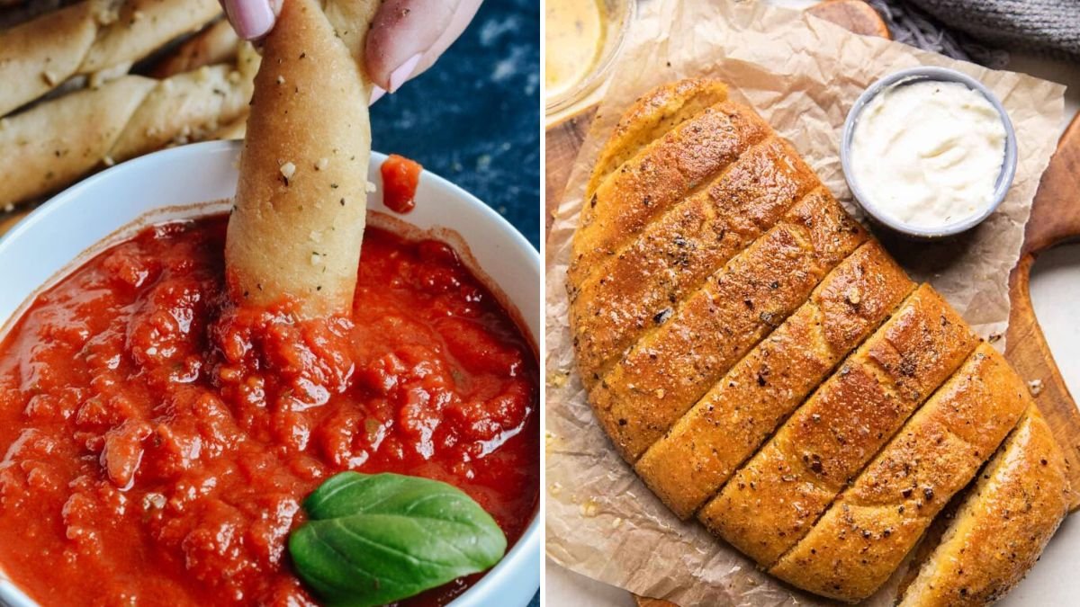 7-Step Recipe for Vampire Garlic Breadsticks with Dip